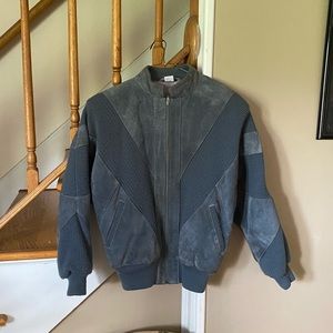 Vintage Leather/Suede bomber jacket